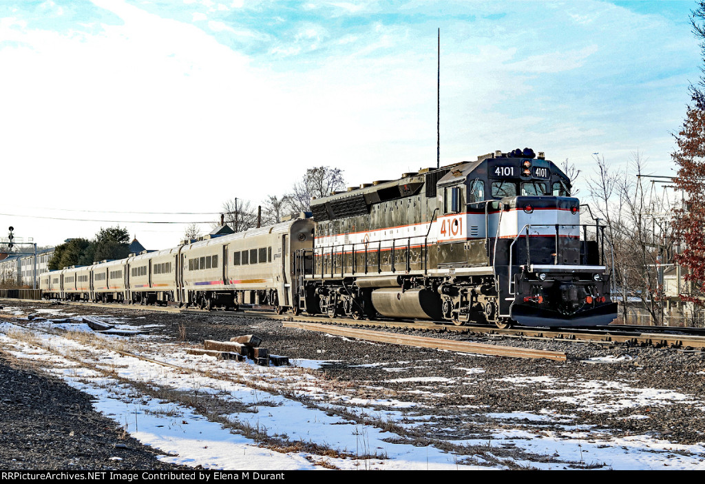 NJT 4101 on train 1245